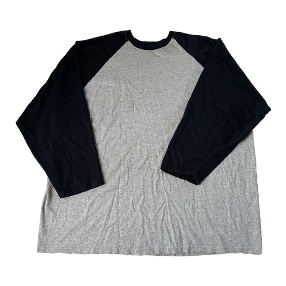 Fruit Of The Loom Raglan Long Sleeve Tee 2XL - Picture 1 of 11